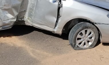 مصرع شاب  واصابة اخر إثر إنقلاب سيارة ملاكى  بطريق وادي النطرون اتجاه الساحل 