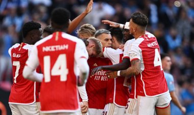 آرسنال يتوج بكأس الدرع الخيرية على حساب مانشستر سيتي