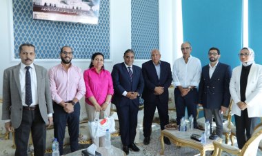 محافظ الوادي الجديد يستقبل أعضاء لجنة المبادرة الرئاسية لدعم صحة المرأة