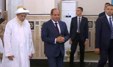 الرئيس السيسى يشكر سلطان البهرة.. ويؤكد: افتتاح تطوير مسجد السيدة زينب قريبًا