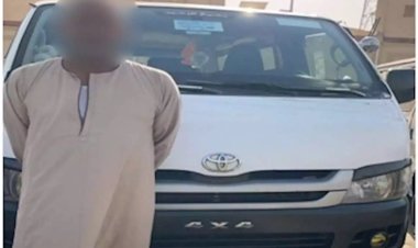 تسبب فى تعطل  المرور.. القبض على سائق ميكروباص بالتجمع