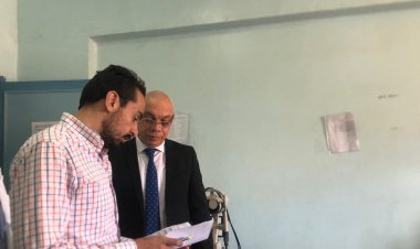 وكيل وزارة الصحة بالقليوبية في جولة مرورية ببنها