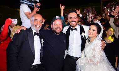بحضور نجوم الفن.. سليمان عيد يحتفل بعقد قران نجله