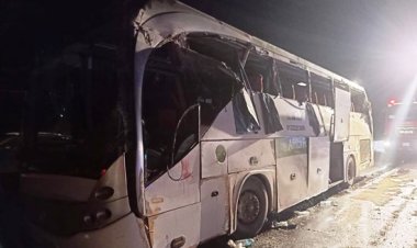 مصرع شخص وإصابة 7 آخرين في حادث تصادم بطريق مصر السويس