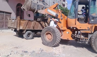 رفع 2225 طن مخلفات بـ 14 مركز ومدينة في كفر الشيخ