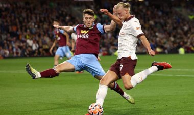 مانشستر سيتي يستهل حملة الدفاع عن لقب الدوري الإنجليزي بالفوز على بيرنلي