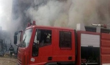 نشوب حريق بمصنع  طباعة وتغليف في الروبيكي وإصابة 3 عمال 