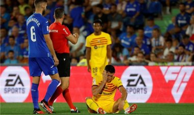 برشلونة يتعادل مع خيتافي في أولى مبارياته بالدوري الإسباني