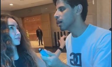 حمدي المرغني يجبر هنا الزاهد على الرقص.. فيديو