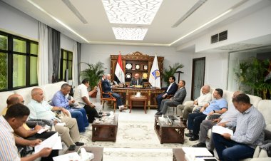 محافظ قنا يوجه سرعه تشغيل مشروع الصرف الصحي للقرى