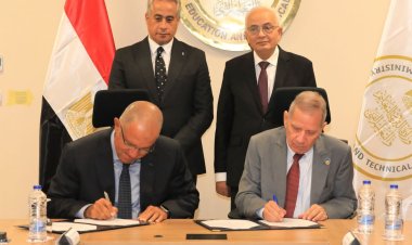 وزيرا التعليم والعمل يشهدان توقيع اتفاقيات تعاون لإطلاق 5 مدارس للتكنولوجيا التطبيقية