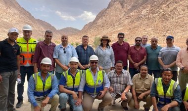 نائب وزير السياحة والآثار تتابع تطوير التجلي الأعظم في سانت كاترين