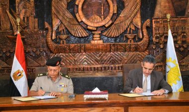 محافظ الغربية ورئيس الوطنية للبترول يوقعان بروتوكول تعاون