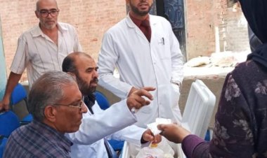 قافلة بيطرية بقرية الدواويس بالاسماعيلية