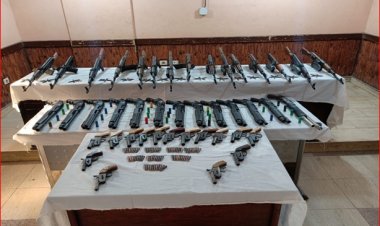 ضبط 28 بندقية و15 فرد خرطوش خلال حملة أمنية بأسيوط 