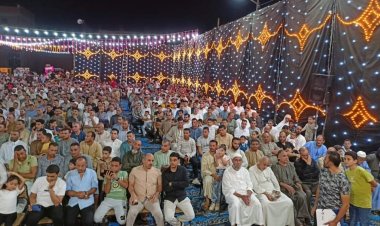 قرية دمشلي بالبحيرة تكرم حفظة القران الكريم وأوئل المراحل التعليمية المختلفة