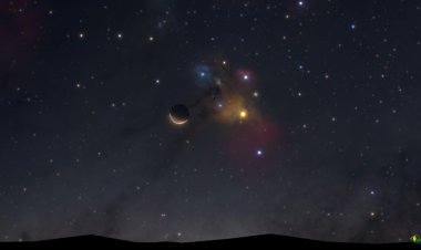 قلب العقرب يجاور القمر.. ظاهرة فلكية تزين سماء مصر الليلة