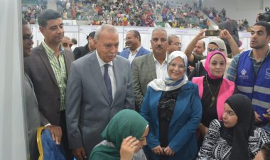 محافظ القليوبية يفتتح ملتقى توظيف «حياة كريمة» بنادي سيتي كلوب بمدينة بنها