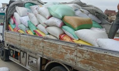 ضبط «7 طن و645 كيلو قمح محلي» قبل تهريبهم وبيعهم بالسوق السوداء في مركز ههيا
