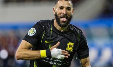 "هاتريك" بنزيما يقود الاتحاد لفوز ساحق على أبها في الدوري السعودي
