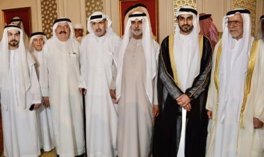 نهيان بن مبارك يحضر أفراح القرق والفهيم