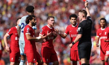 إلغاء البطاقة الحمراء لماك أليستر لاعب ليفربول