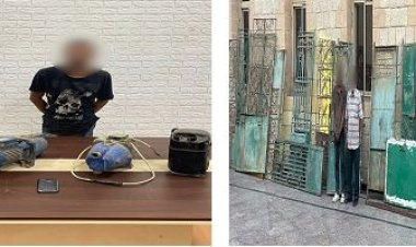 ضبط 5 أشخاص لقيامهم بارتكاب 10 وقائع سرقات لأبواب المقابر ومواتير المياة وسيارة بالبساتين والخليفة والسلام