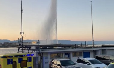 حاول تقبيل النافورة لكن الأمر انتهي به في المستشفي