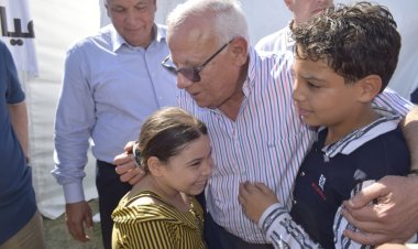 محافظ بورسعيد يفتتح قافلة مؤسسة مشكاة نور الطبية