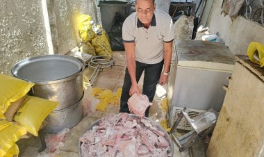 ضبط ٤.٦٥ طن دواجن ومصنعات لحوم غير صالحة للاستهلاك الأدمي بالجيزة