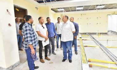 محافظ أسيوط يتفقد إنشاء مركز السيطرة الموحد للشبكة الوطنية للطوارئ والسلامة