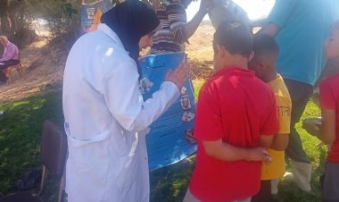 قافلة بيطرية مجانية لعلاج موشى صغار المزارعين في وادى النطرون