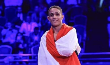 لاعب المؤسسة العسكرية الرياضية بالإسكندرية يحصل على الميدالية الذهبية في بطولة العالم للشباب للمصارعة الرومانية