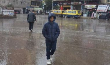 الأرصاد تعلن سقوط أمطار بمناطق شمال الوجه البحري