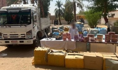 احباط محاولة تهريب «مخدرات وبضائع» مهربة جمركياً فى أسوان 
