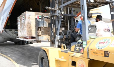 وصول طائرة مساعدات إماراتية الى امدجراس التشادية