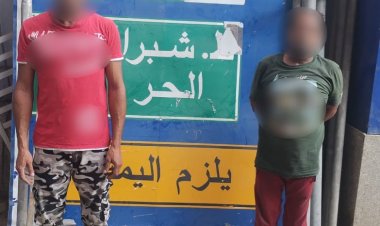 ضبط تشكيل عصابى لسرقة اللوحات الإرشادية من الطرق العامة بالجيزة 