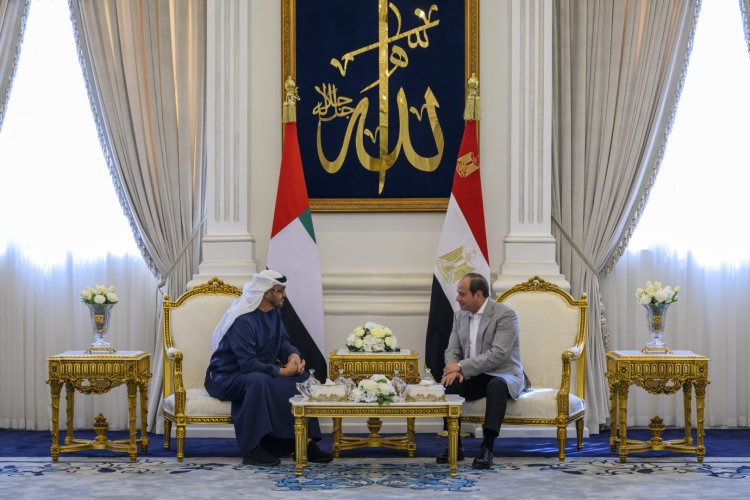 الرئيس السيسي ومحمد بن زايد يبحثان العلاقات الأخوية