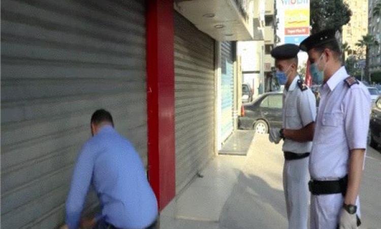 تحرير 232 مخالفة للمحلات التي لم تلتزم بقرار الغلق