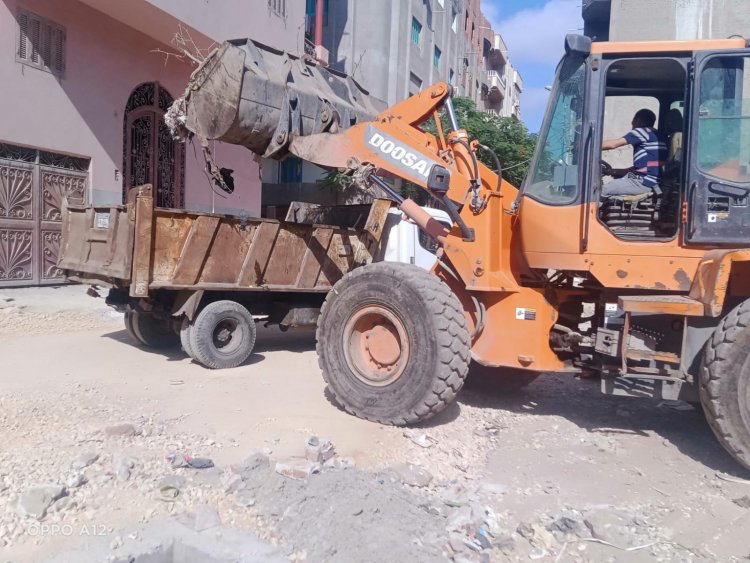 رفع 2225 طن مخلفات بـ 14 مركز ومدينة في كفر الشيخ