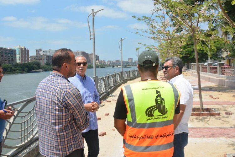محافظ القليوبية يتفقد مشروع ممشى النيل ومجزر كفر سعد