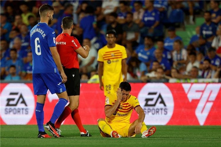 برشلونة يتعادل مع خيتافي في أولى مبارياته بالدوري الإسباني