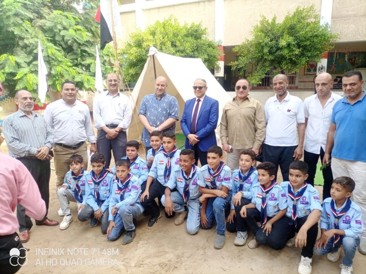 وكيل «تعليم كفر الشيخ»  يشهد فعاليات النشاط الصيفى بأحد مدارس إدارة شرق
