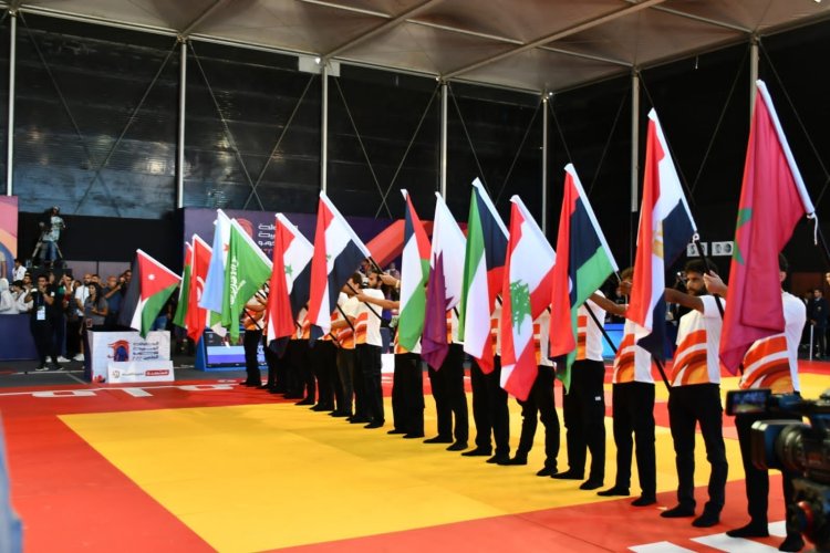 وزير الشباب والرياضة يفتتح منافسات البطولة العربية للجودو ٢٠٢٣ بالعلمين