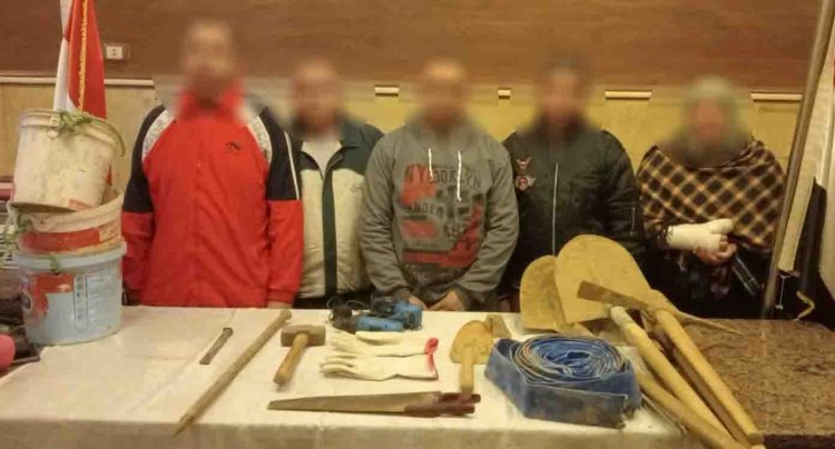 إحباط محاولة 6 أشخاص التنقيب عن الآثار داخل عقار بالسيدة