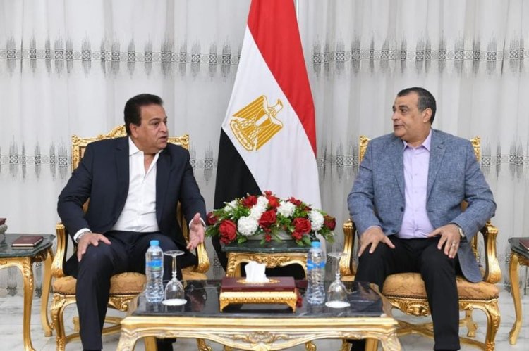 وزيرا الإنتاج الحربي والصحة يبحثان التعاون المشترك في مجال إقامة المستشفيات الميدانية