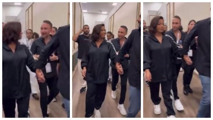 بعد أنباء انفصالهما.. ظهور مفاجئ لـ شيرين وحسام حبيب في حفل موسم الجيمرز (فيديو)