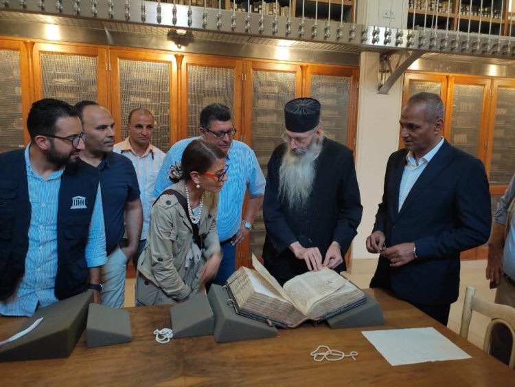 «السياحة»: مدير مكتب «يونسكو» بالقاهرة تتابع أعمال تطوير دير سانت كاترين