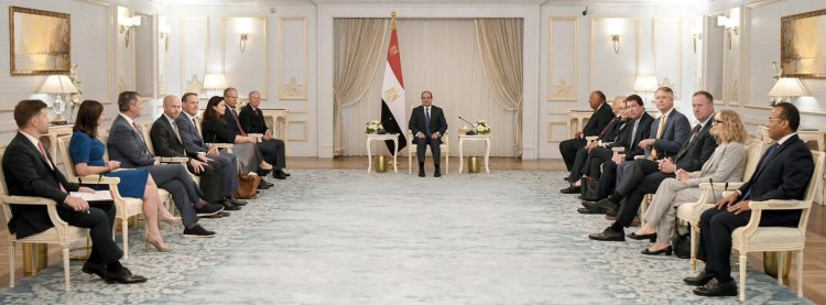 عاجل.. الرئيس السيسي يستقبل وفدًا رفيع المستوى من الكونجرس الأمريكي