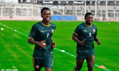 تدريبات تأهيلية لثنائي الزمالك على هامش المباراة الودية